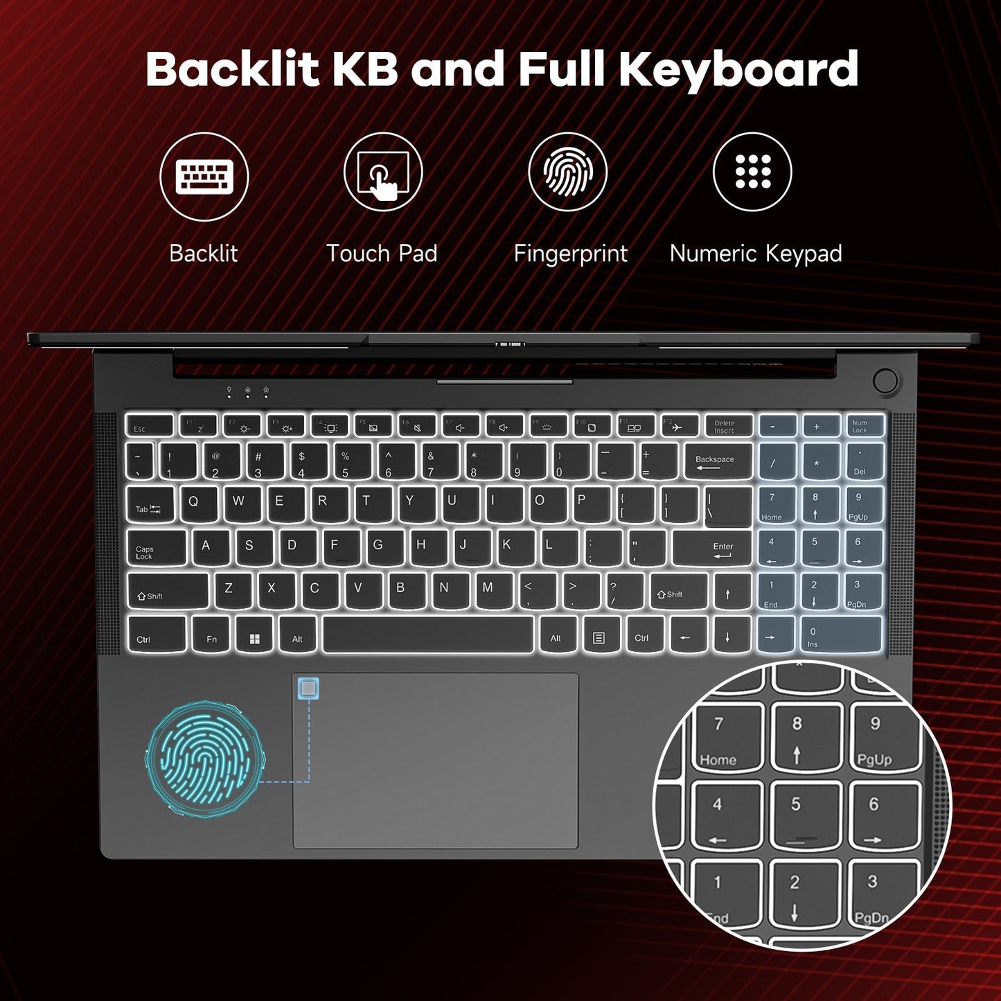 Ghostmanta 15.6 N153 FHD R5 6600H Laptop-Gray-2TB