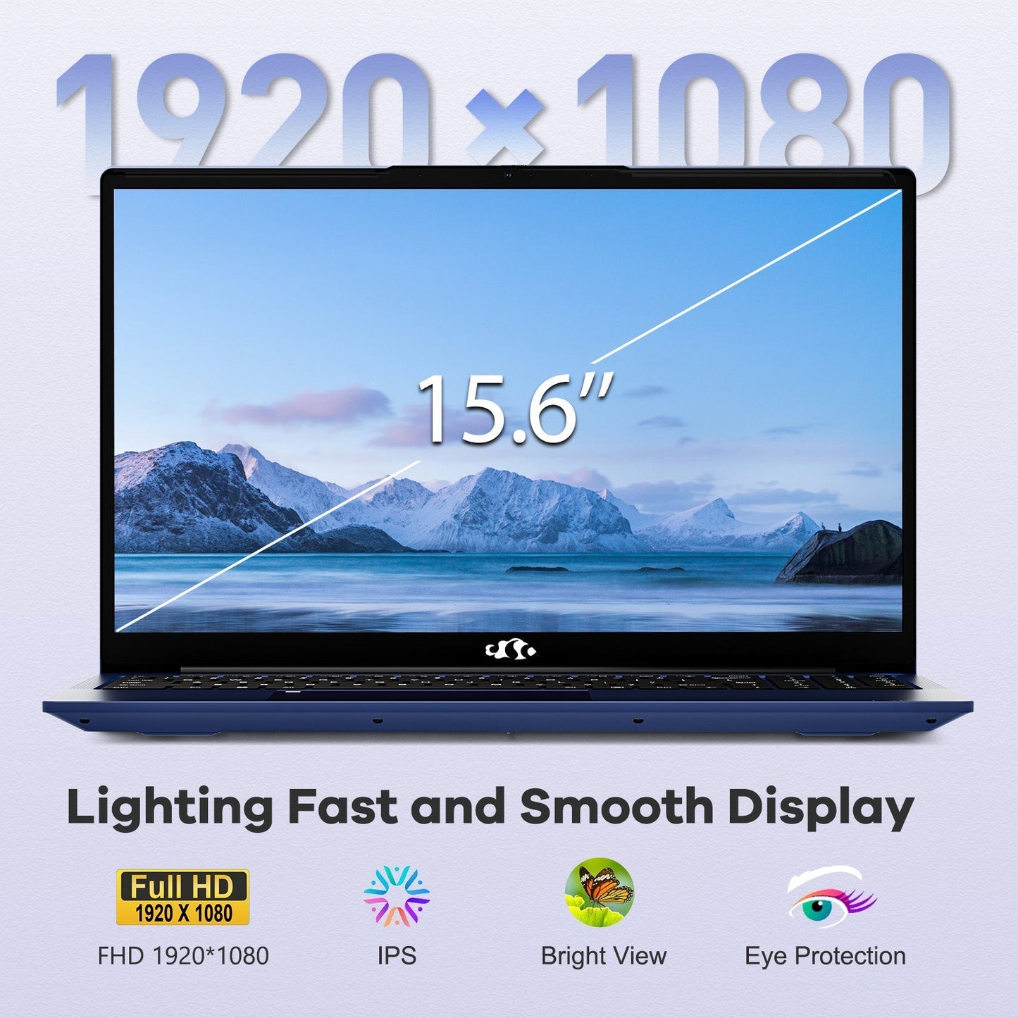 Ghostmanta 15.6 N153 FHD R5 6600H Laptop-Blue-1TB-Windows 11 Pro