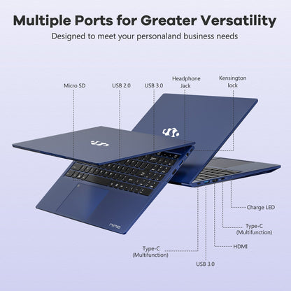 Ghostmanta 15.6 N153 FHD R5 6600H Laptop-Blue-2TB