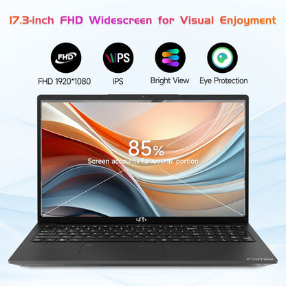 Ghostmanta 17.3 FHD N171 I3-1215U Laptop for Student and Business-32GB-Gray-1TB