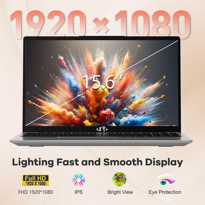 Ghostmanta 15.6 N153 FHD R5 6600H Laptop-Red-1TB